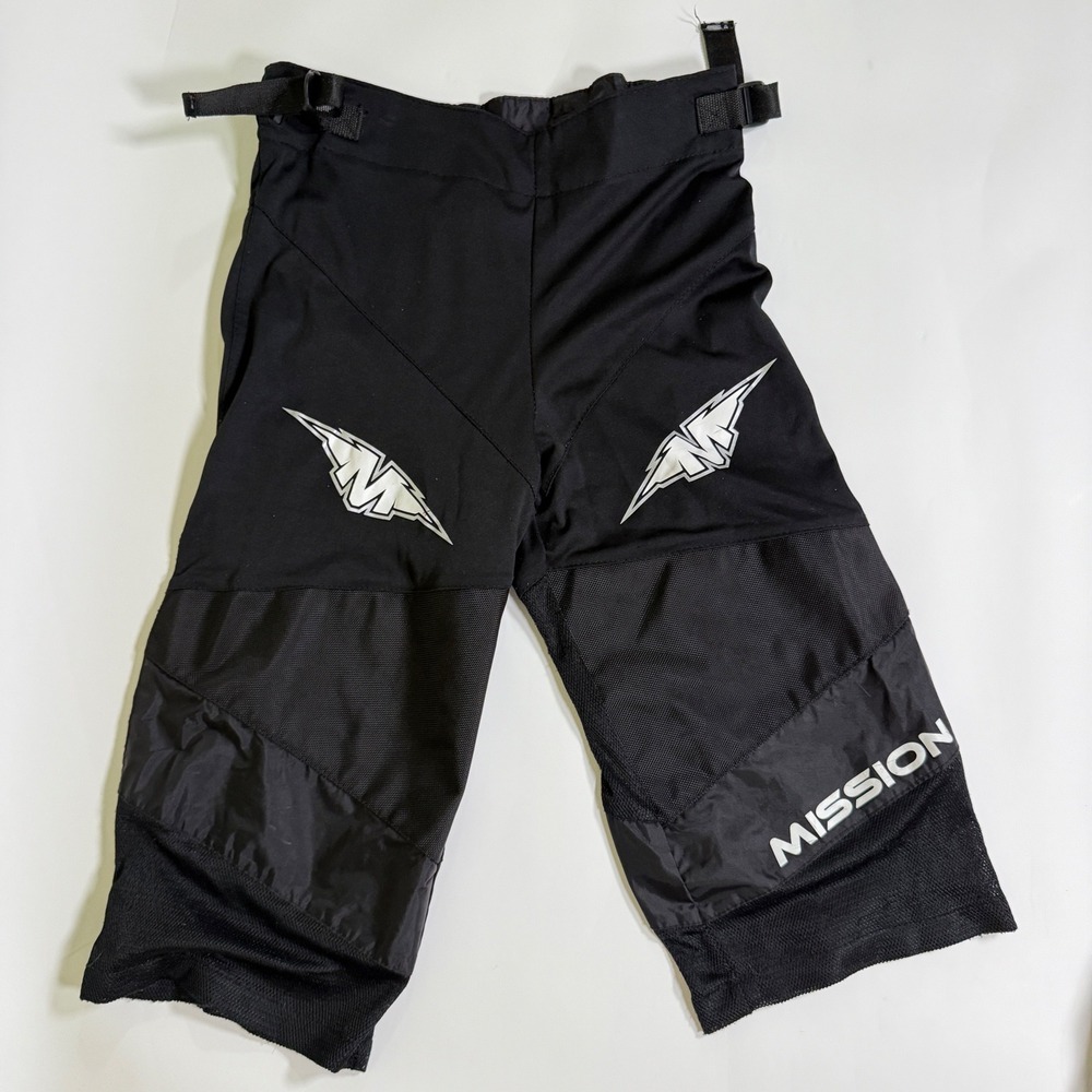 Mission RH CSX Hockey Pants Junior Small Black Excellent Roller Inline Hockey